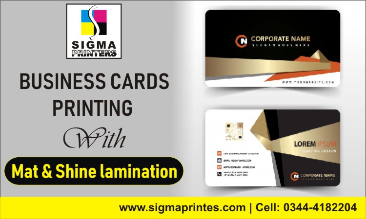 BUSINESS CARDS PRINTING IN ISLAMABAD